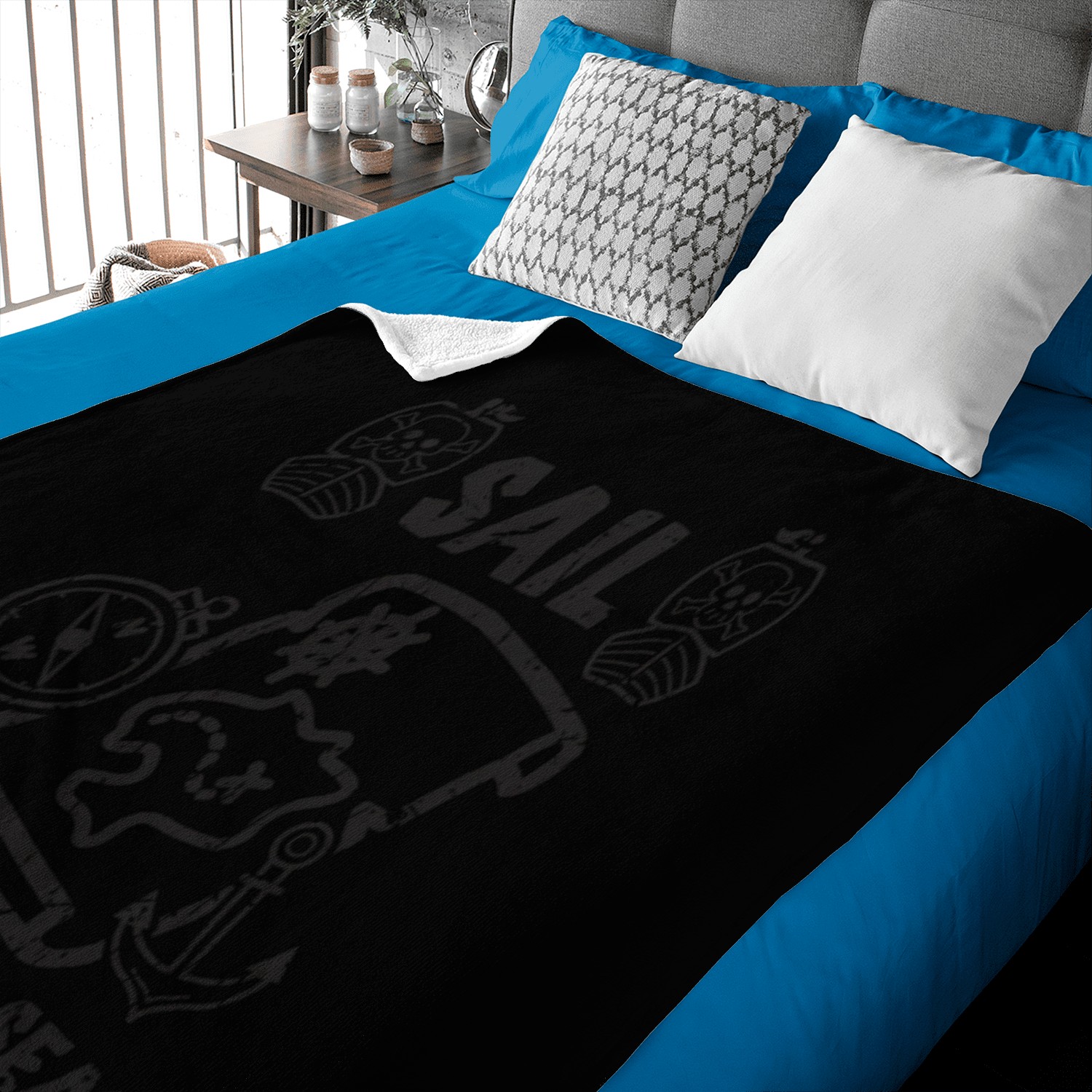 Sail the seven seas! - Pirate Baby Blankets