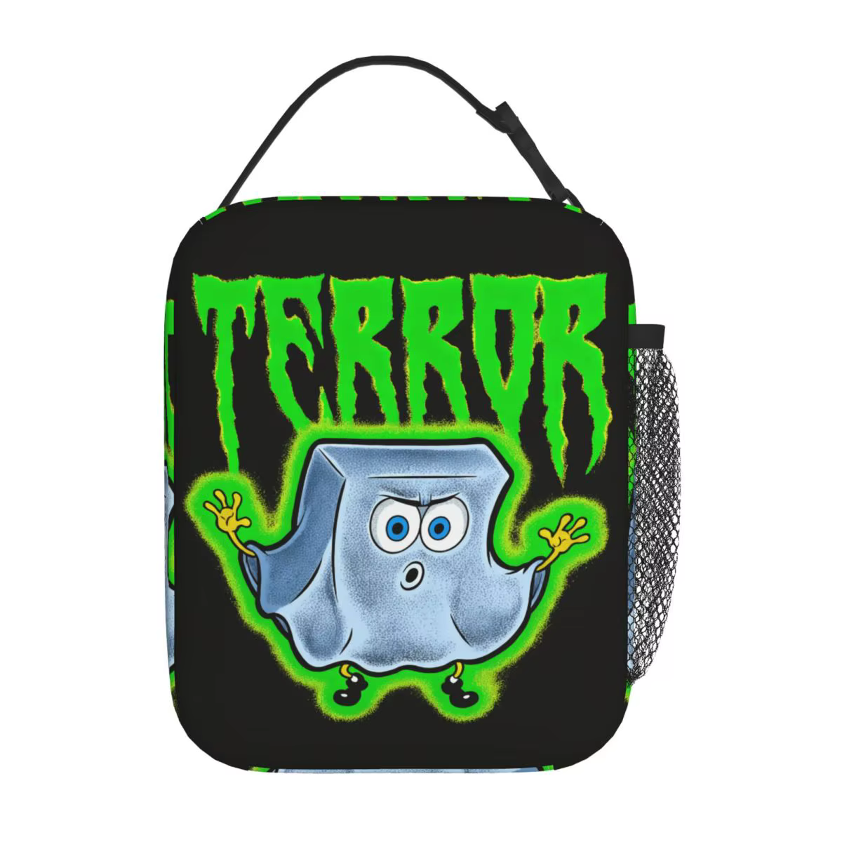 Spongebobed Cartoon Lunch Bag Outdoor Picnic Lunch Box For Men Fashion Graphic Tote Food Bags Oxford Portable Cooler Bag