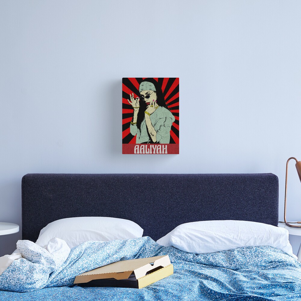 Aaliyah Dana Haughton Fan Art Canvas