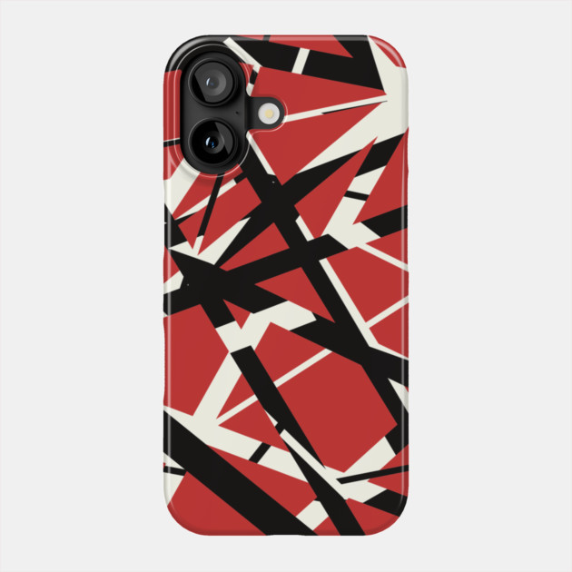 Frankenstrat Guitar Pattern - 80 S Music - Phone Case