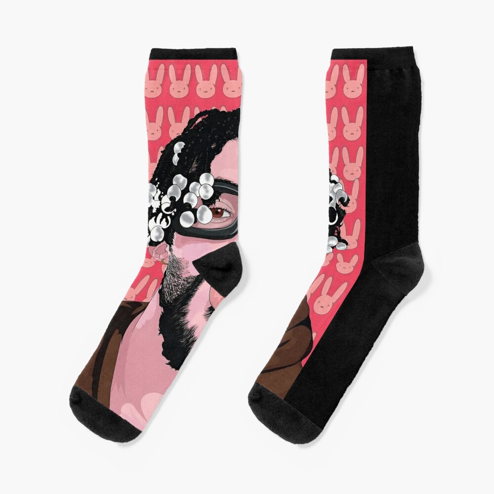 Bad bunny Socks, Cute & Cozy Gift for Unisex, Bad Bunny Tour Merch