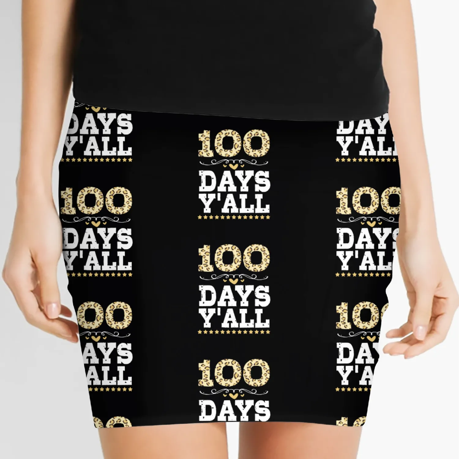 Last Day Of School Middle School Teacher Leopard Women's Mini Skirts