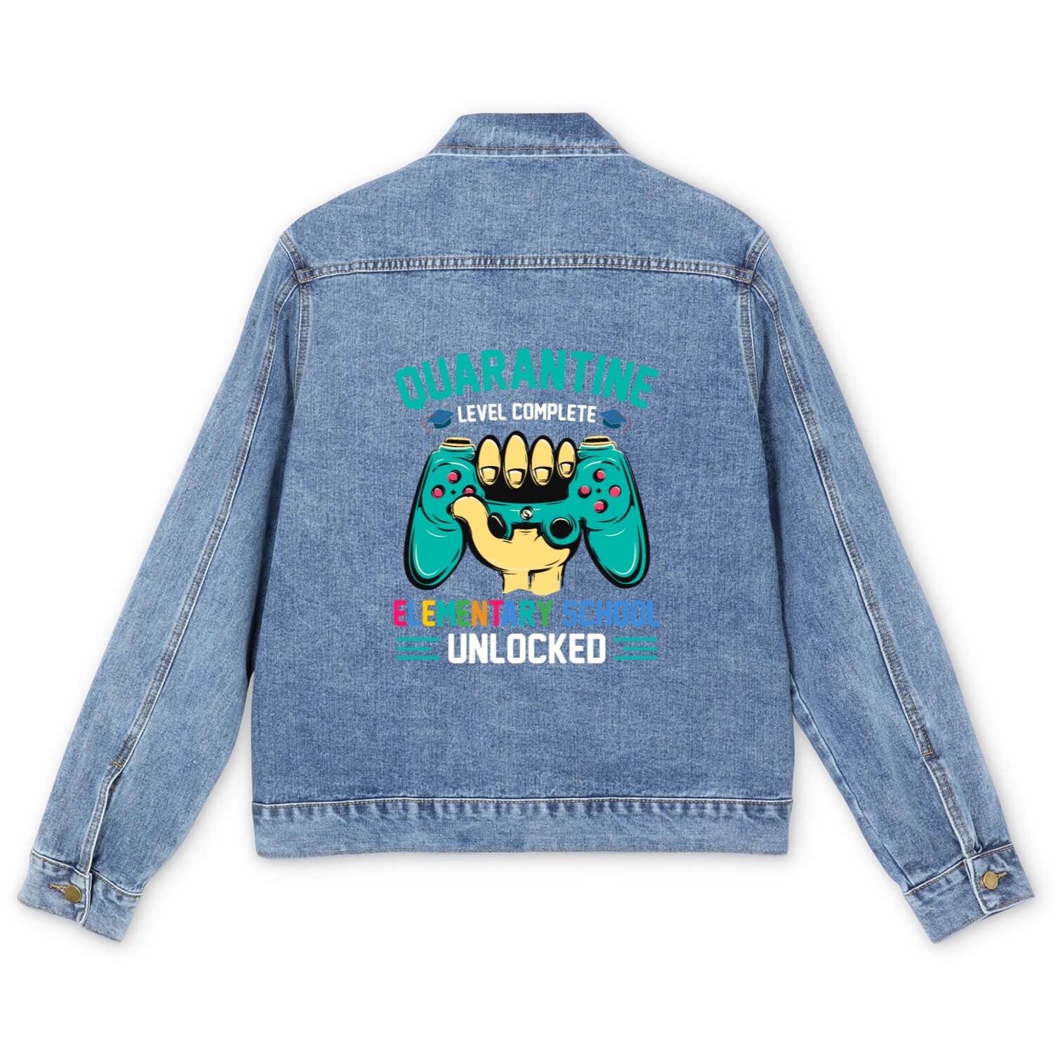 Siddikur Elementary School 6 Men's Denim Jackets
