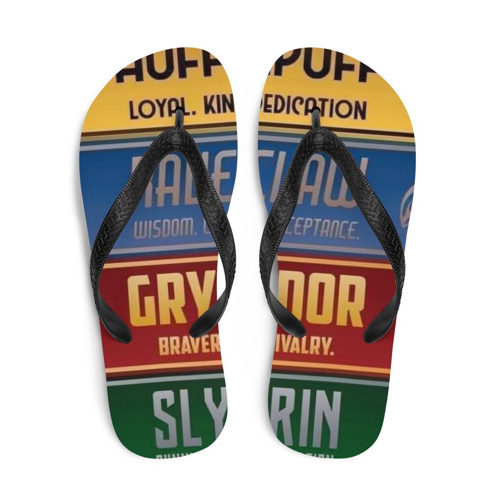 Wizarding Houses Flip-Flops