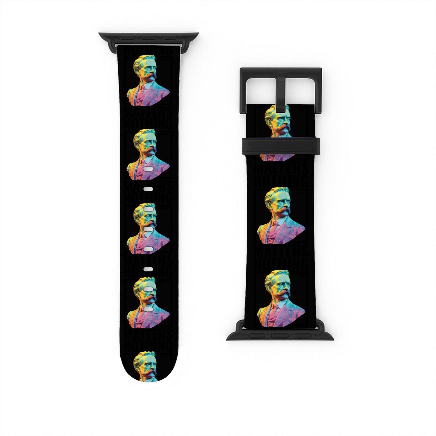 Nietzsche Nothing Matters Modern Nihilist Philosop Watch Bands For Apple Watch