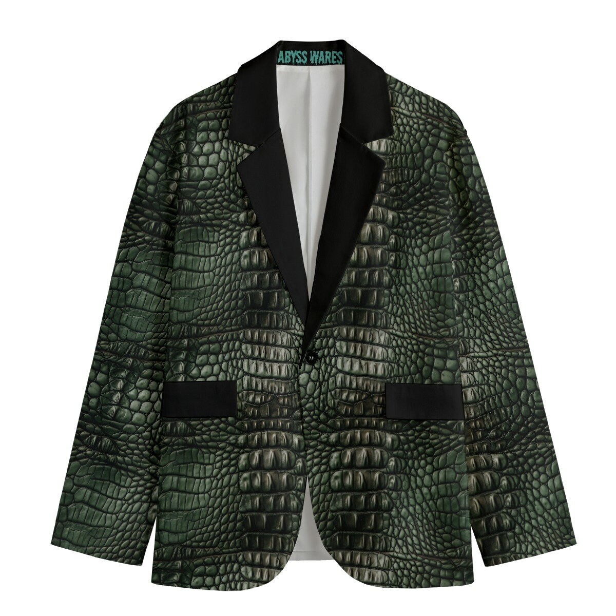 Alligator Jacket Women's Casual Blazer, Women Suit Jacket, Gift For Her