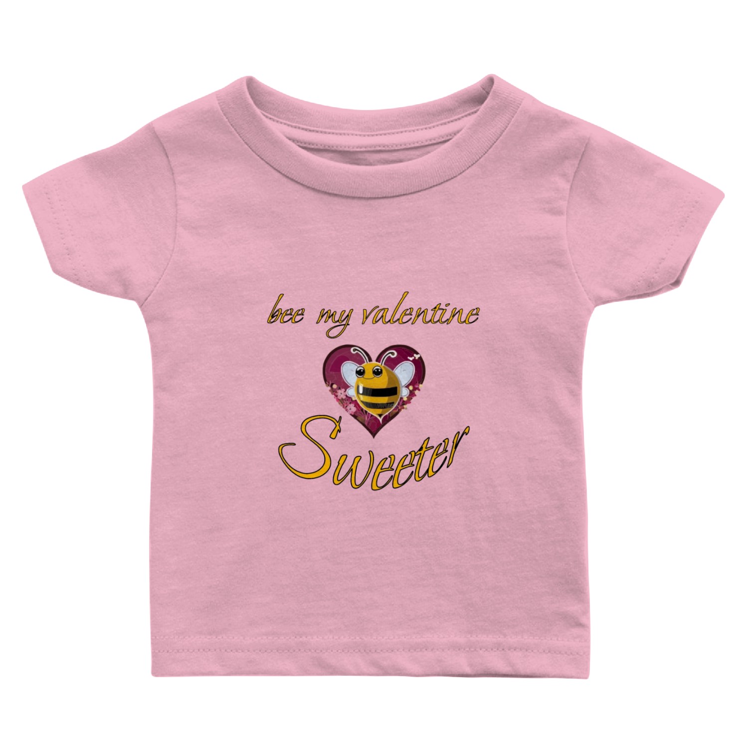 bee my valentine sweeter Baby T Shirts