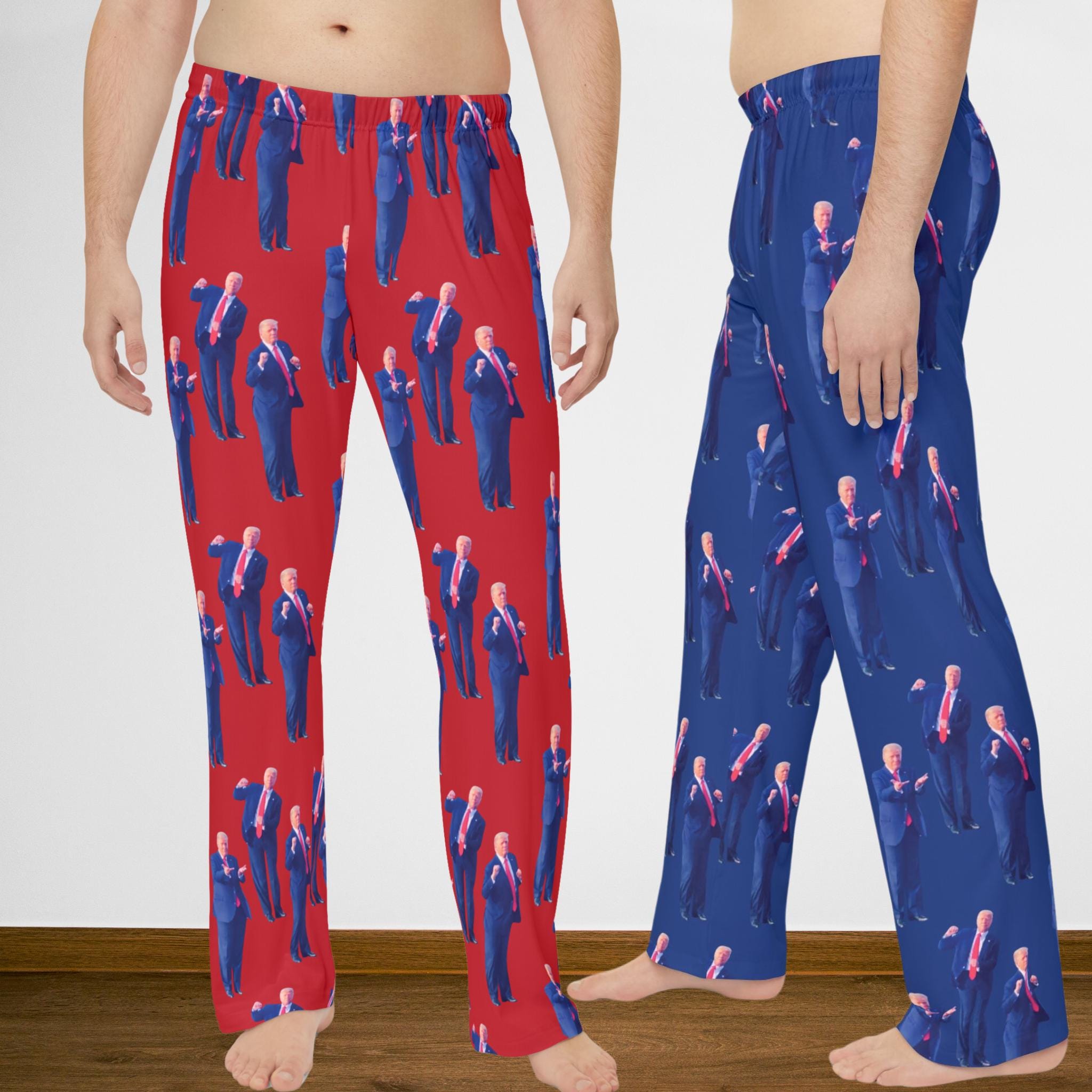 Trump Pajama Pants, Dancing Trump Pajama Pants, Custom Pajama Pants, Cozy Pajama Pants, make america great again, political gift, christmas