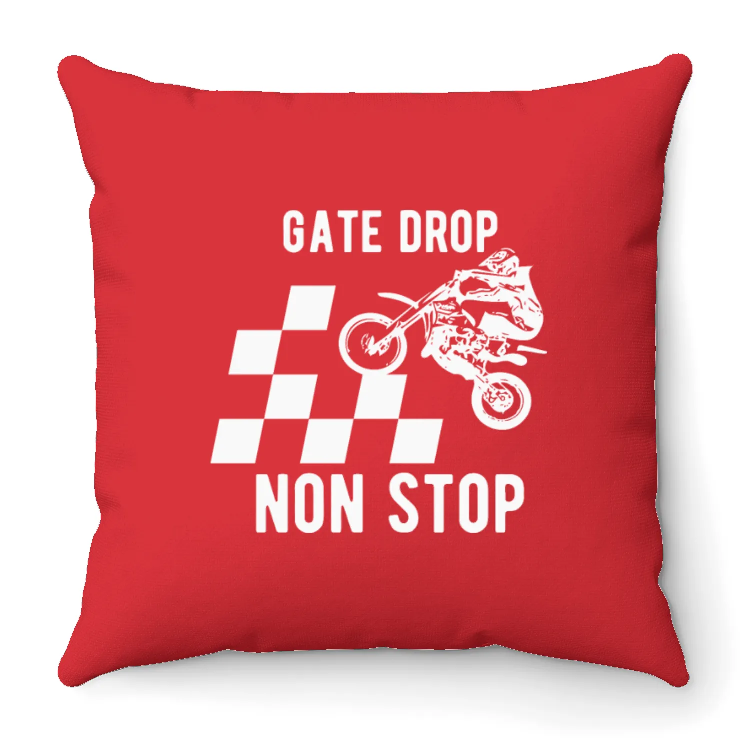 gate drop non stop Throw Pillows