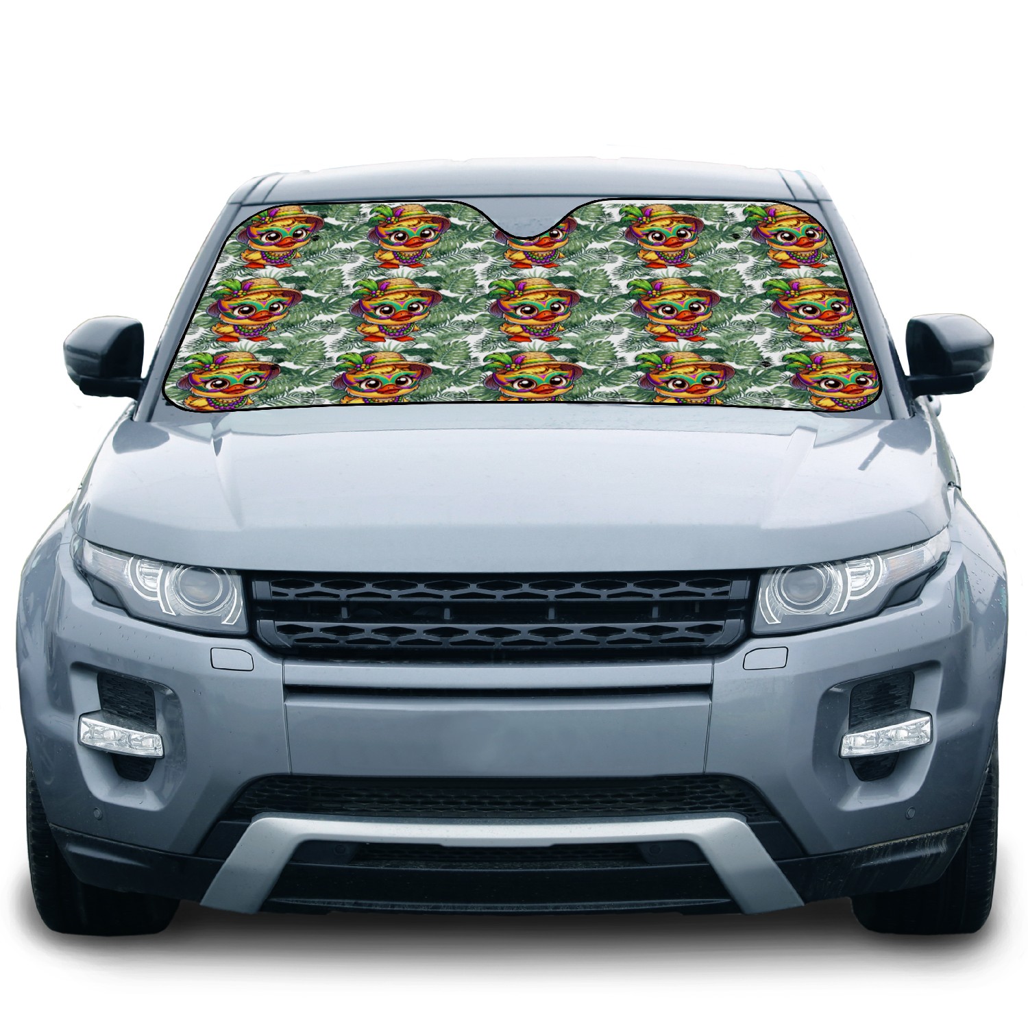 Mardi Gras Comic Duck Car Sun Shades