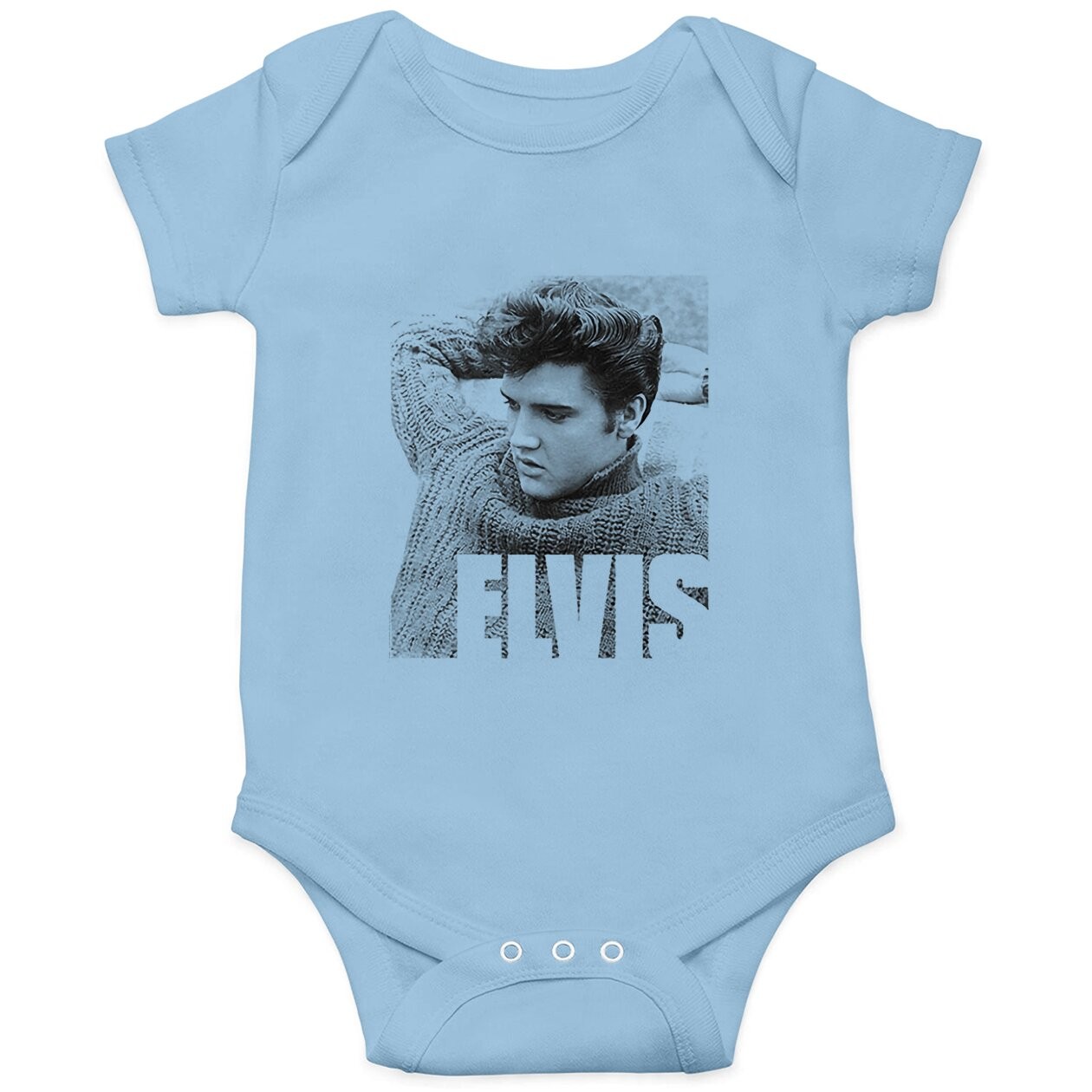 Elvis Presley Relaxing Poster Baby Bodysuit