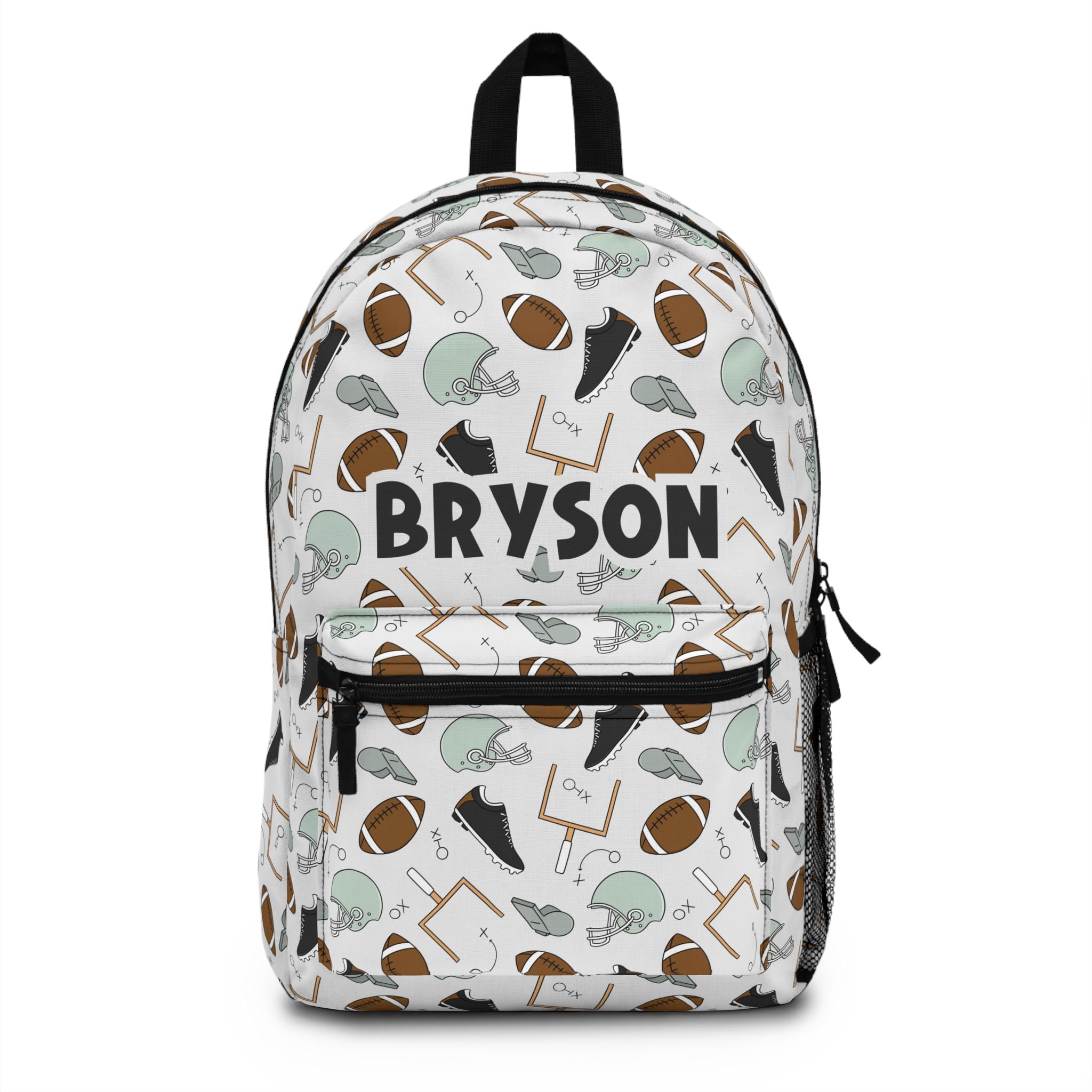 Personalized Football Backpack for Kids, Back to School Toddler Bag, Custom Gift
