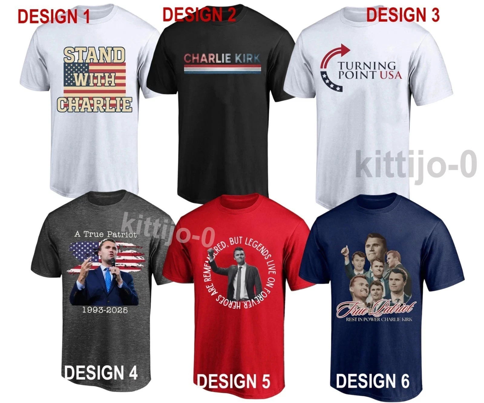Charlie Kirk Turning Point USA Shirt, Charlie Kirk Tribute 2025 T-Shirt