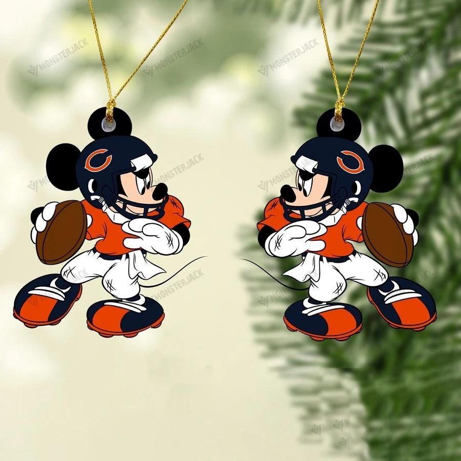 Chicago Football Team Bearss Christmas Ornament Gift Decor