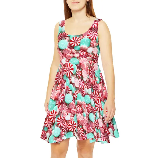 Cute Candy Women's Skater Dress