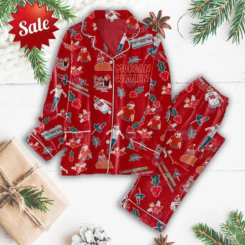 Wallen Western Pajamas Set, Country Band Pajamas