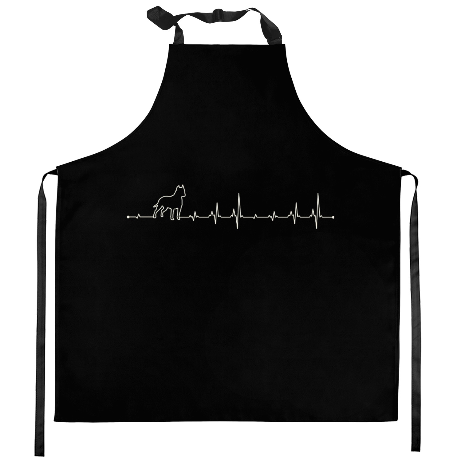 American Staffordshire Heartbeat Kitchen Aprons