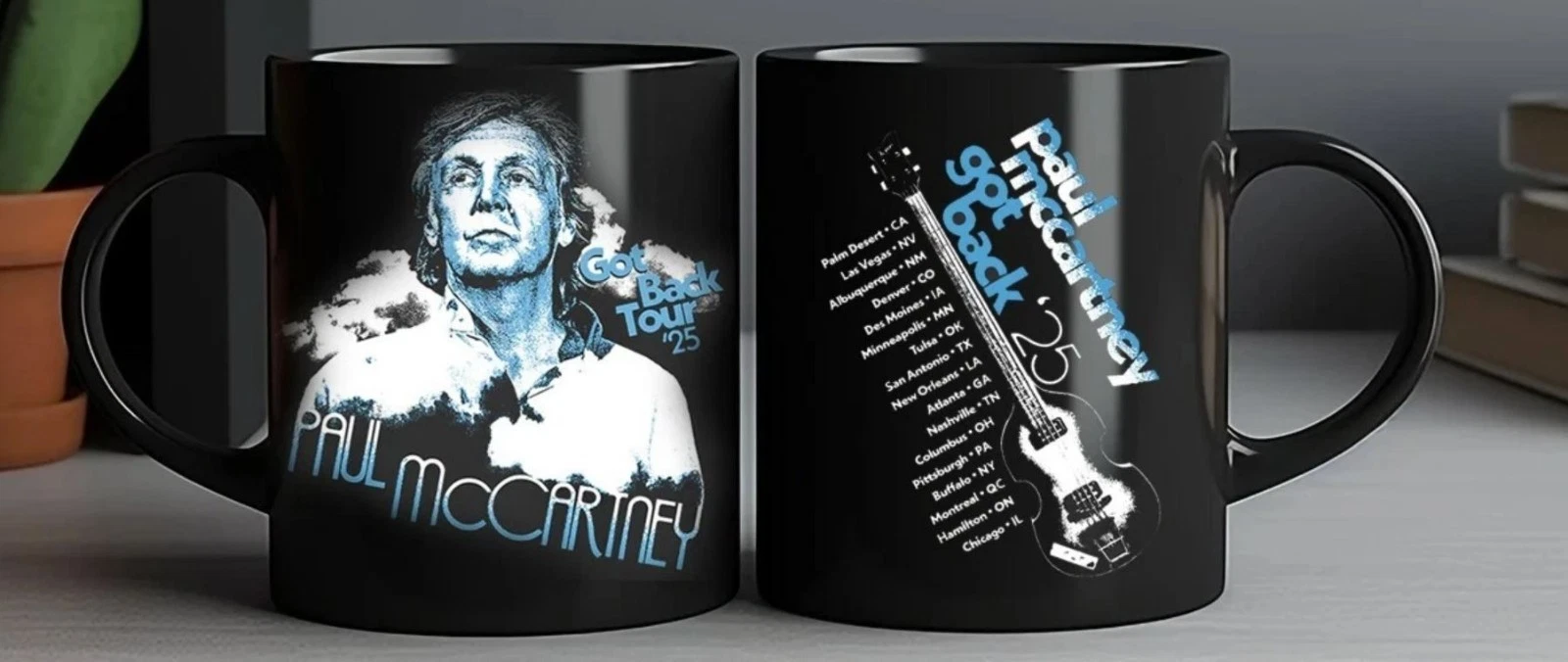 New!!! Hot P mccartney Got Back Tour 2025 North America Coffee Mug