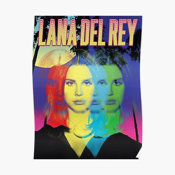 lana del ray rainbow 2021 Premium Matte Vertical Poster