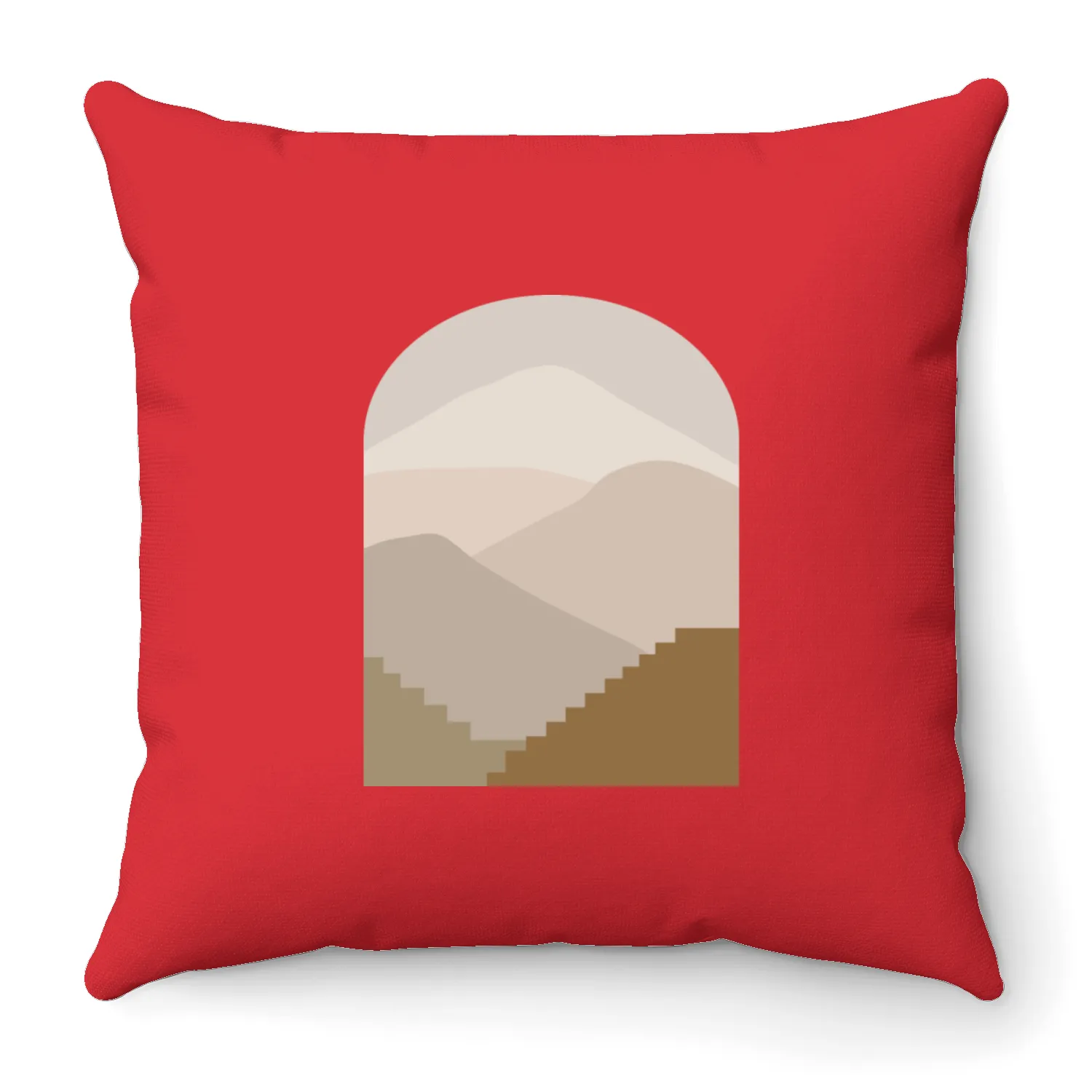Door to Nature Throw Pillows