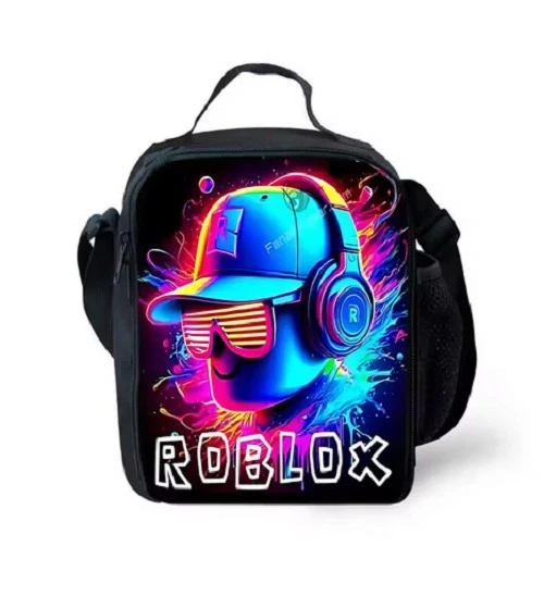 Roblox Kids Lunch Bag, School Picnic Bag
