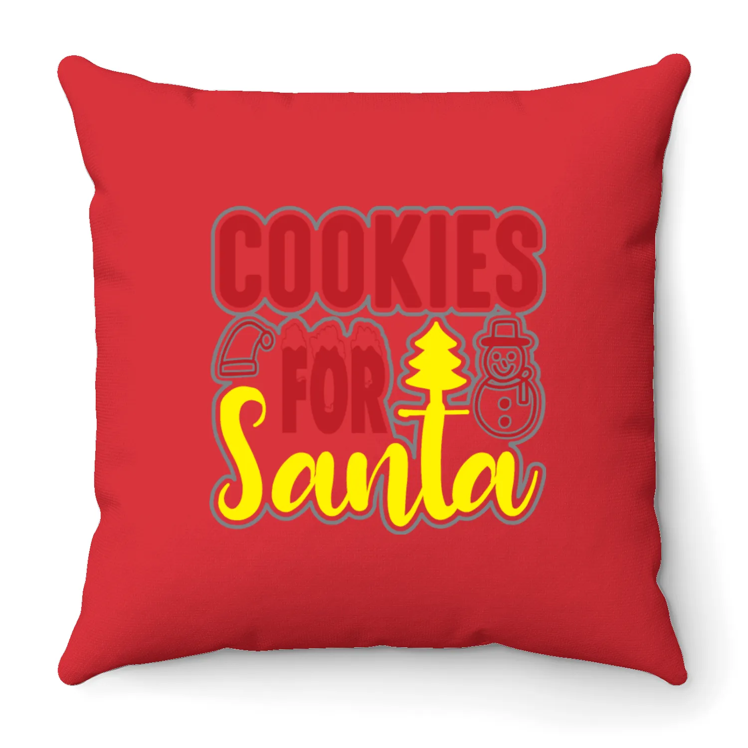Cookies For Santa Throw Pillows