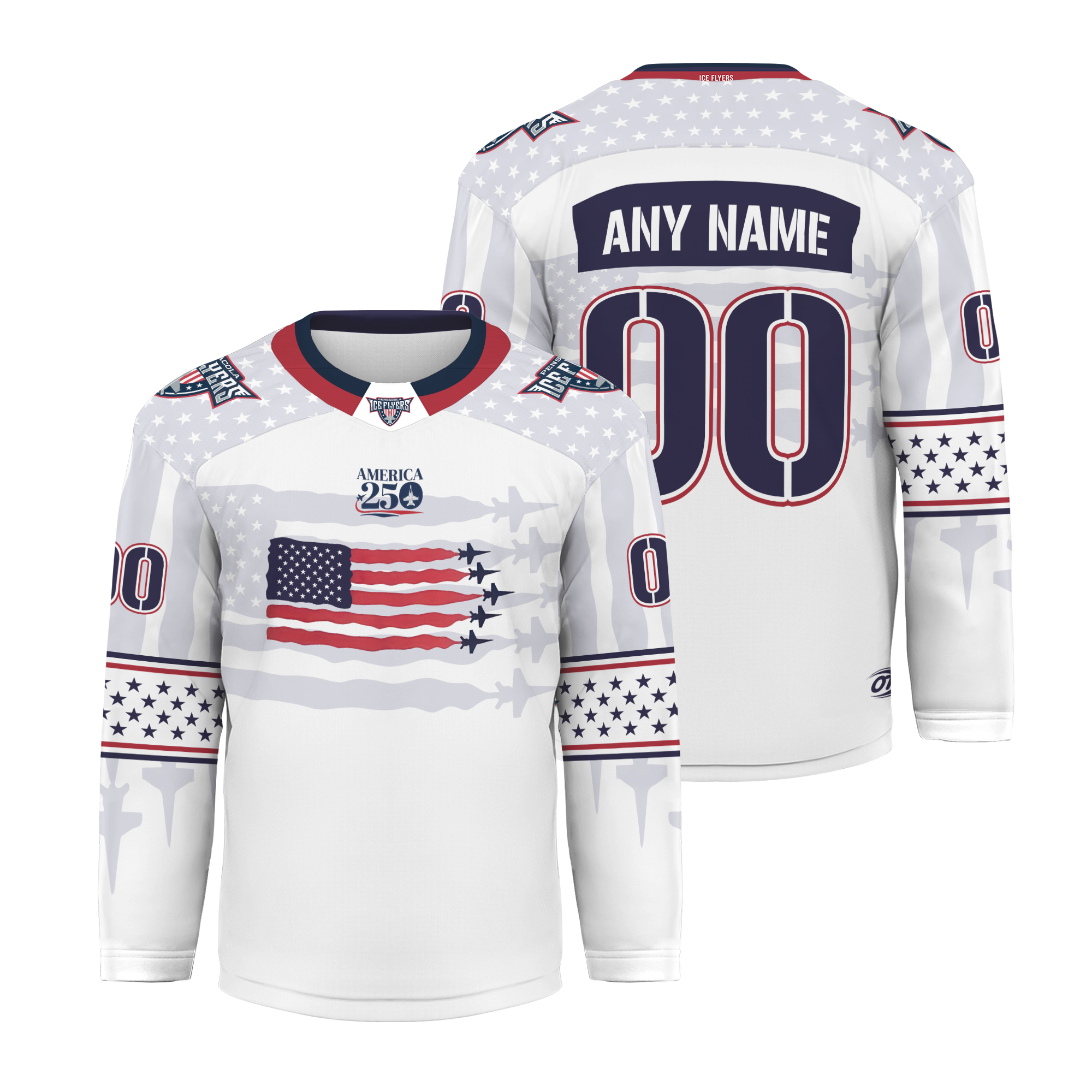 Pensacola Ice Flyers Military Appreciation 2026 Night Personalized Hockey Jersey