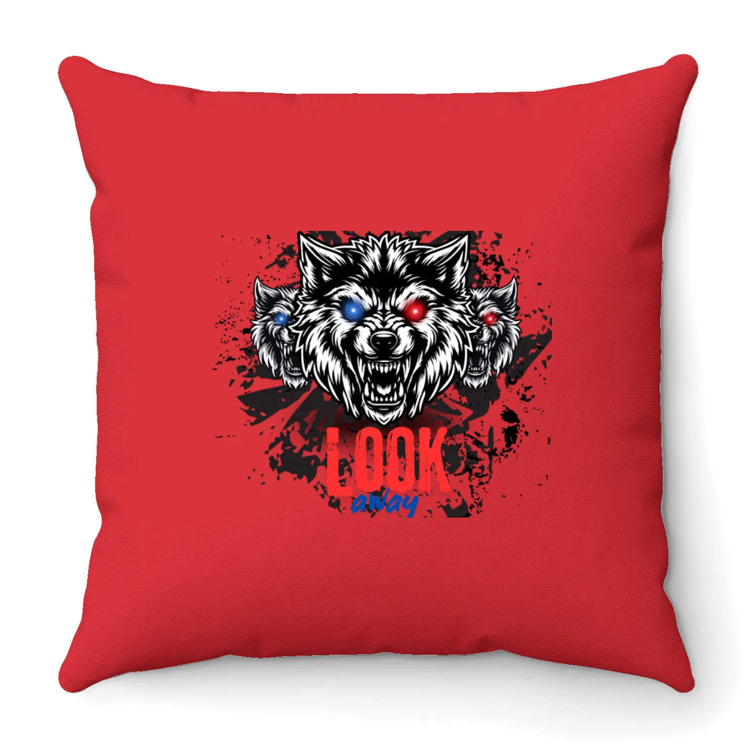 LOOK AWAY Throw Pillows