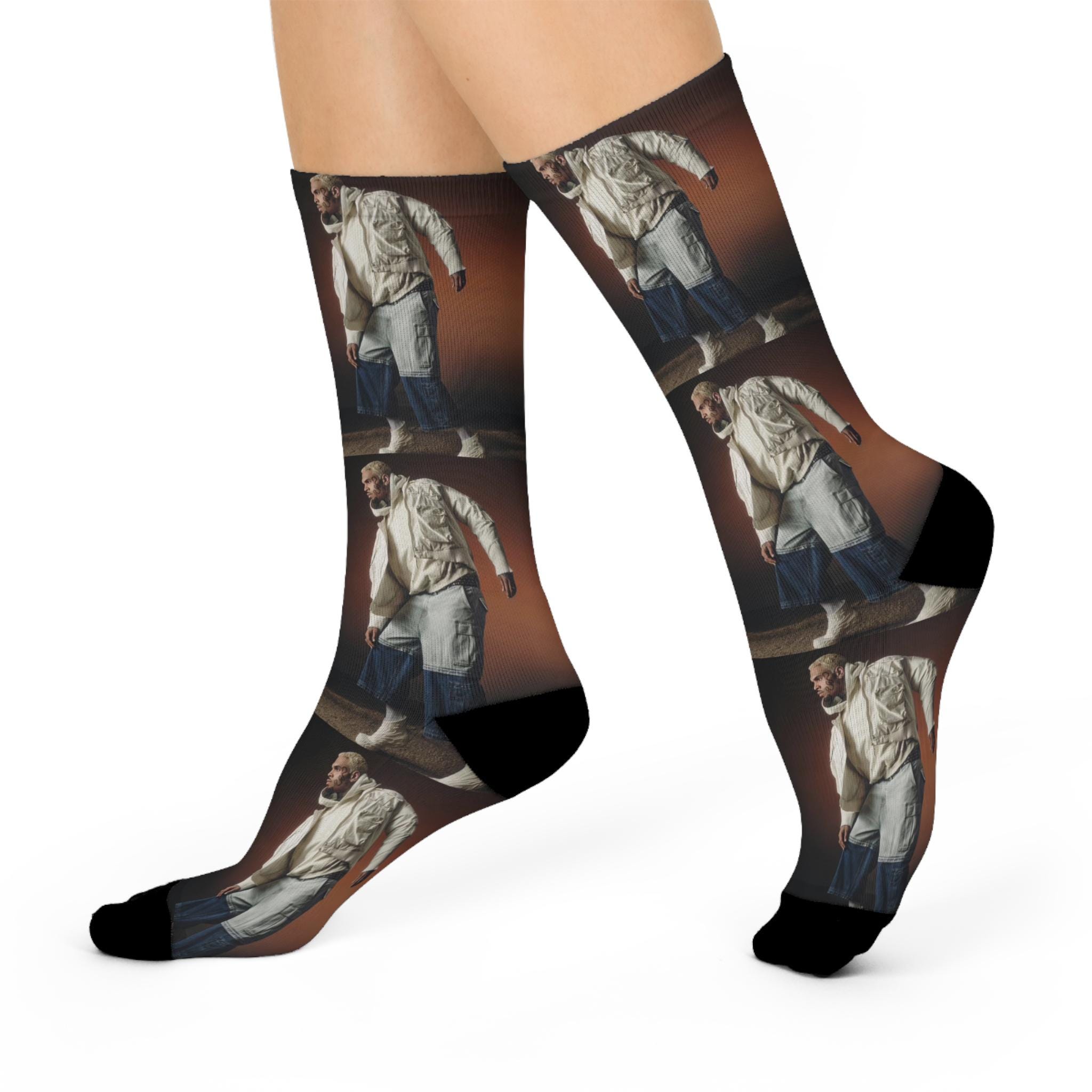 Breezy Bowl Socks, Breezy Bowl Merch, Socks, Chris Brown, Chris Brown Socks