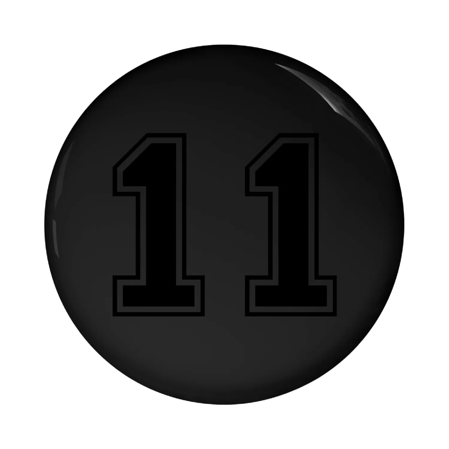 Varsity Number 11 Pin Buttons