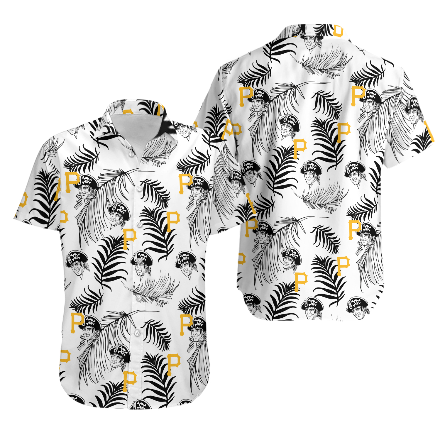 NEW Pittsburghs Baseball Pirates Hawaiian Shirt
