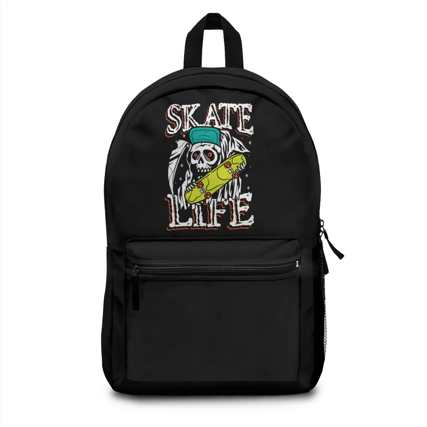 Skate life | rolling punk skull Backpacks