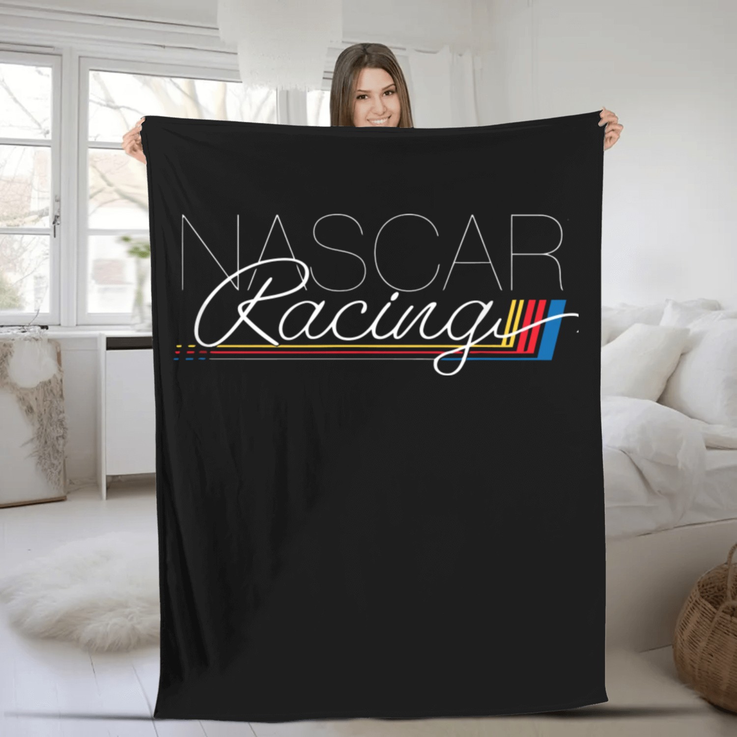 Nascar Racing upscale Fleece Blankets