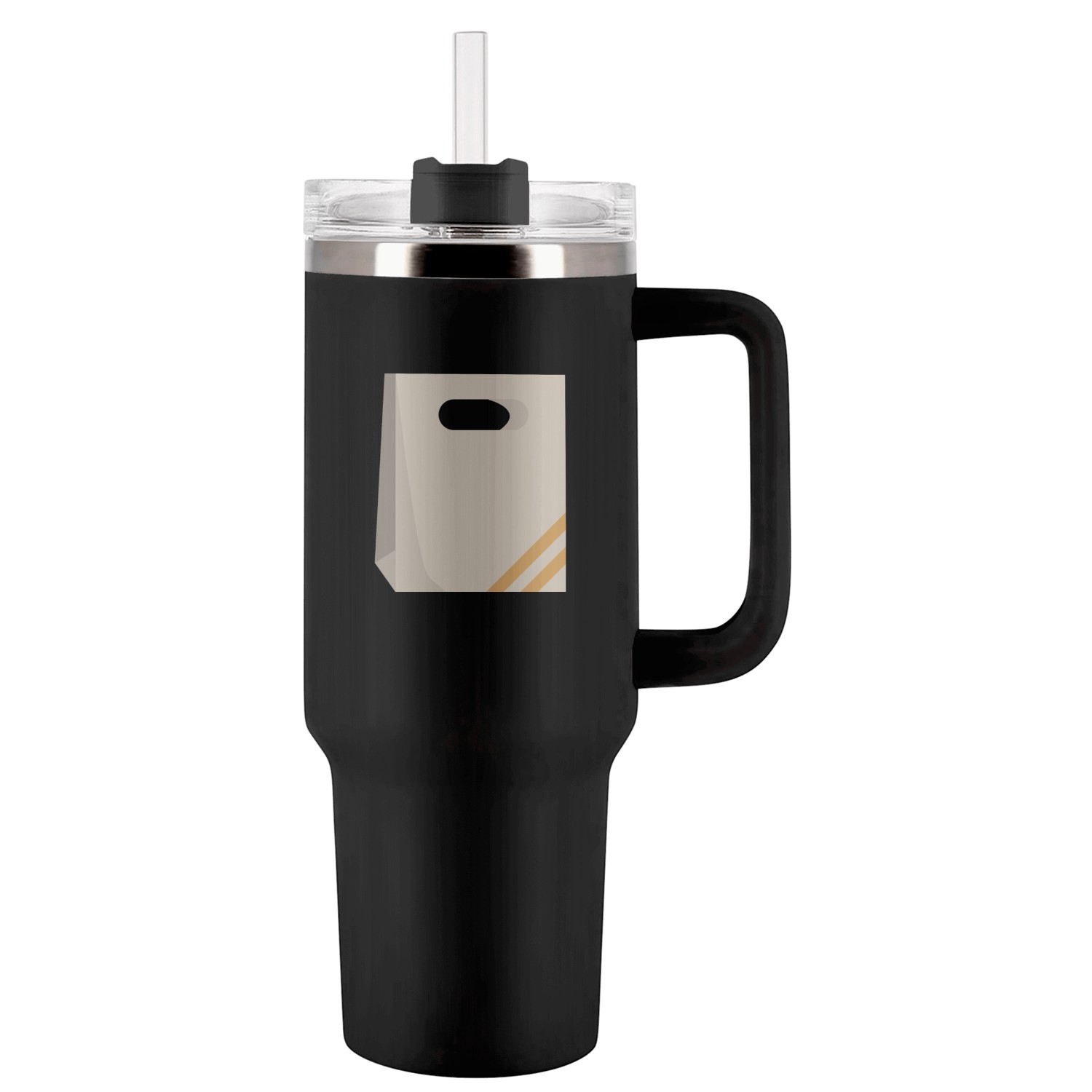 SHOP BAG ILLUSTRATION Tumblers 40 Oz With Handle