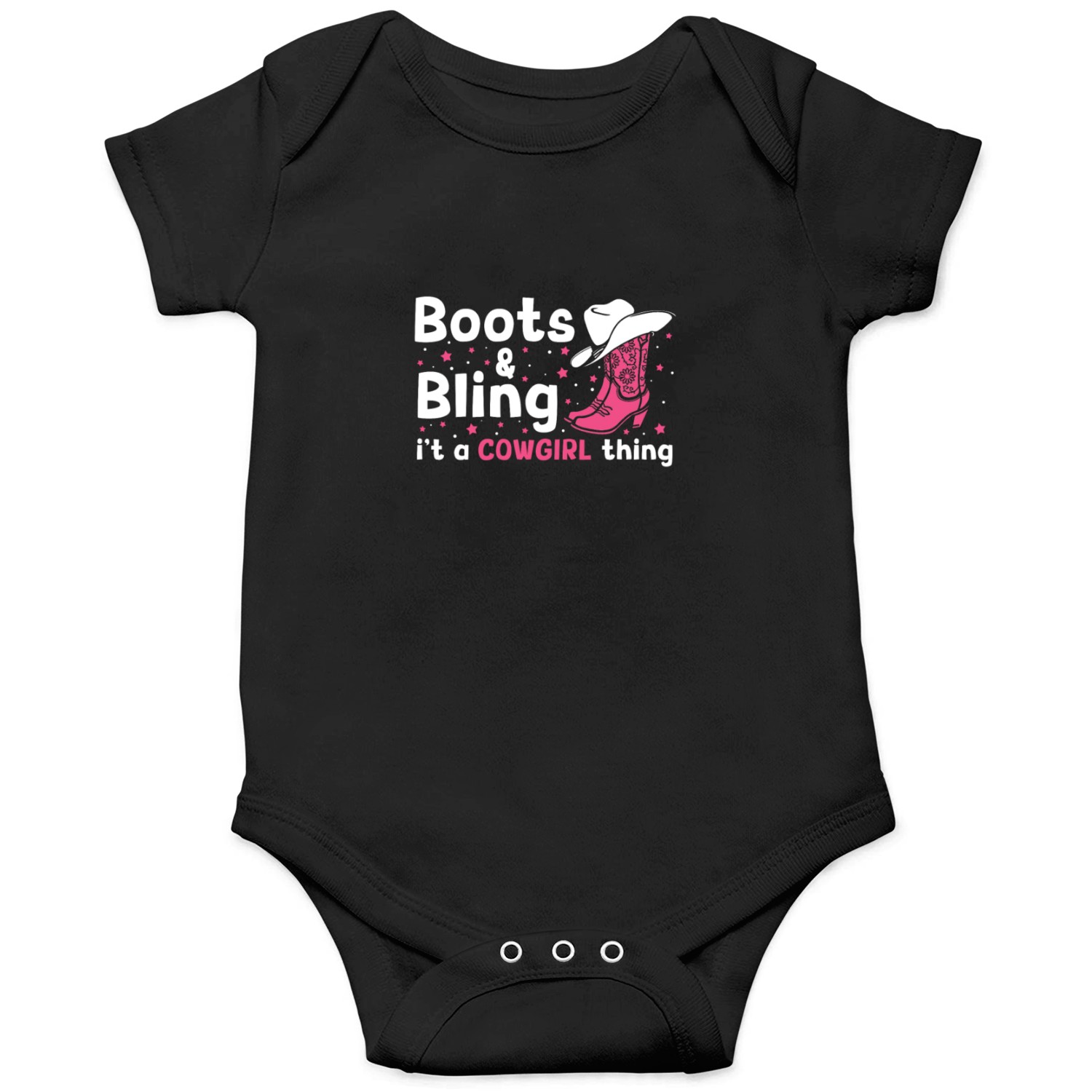 Boots And Bling It's A Cowgirl Thing Onesies