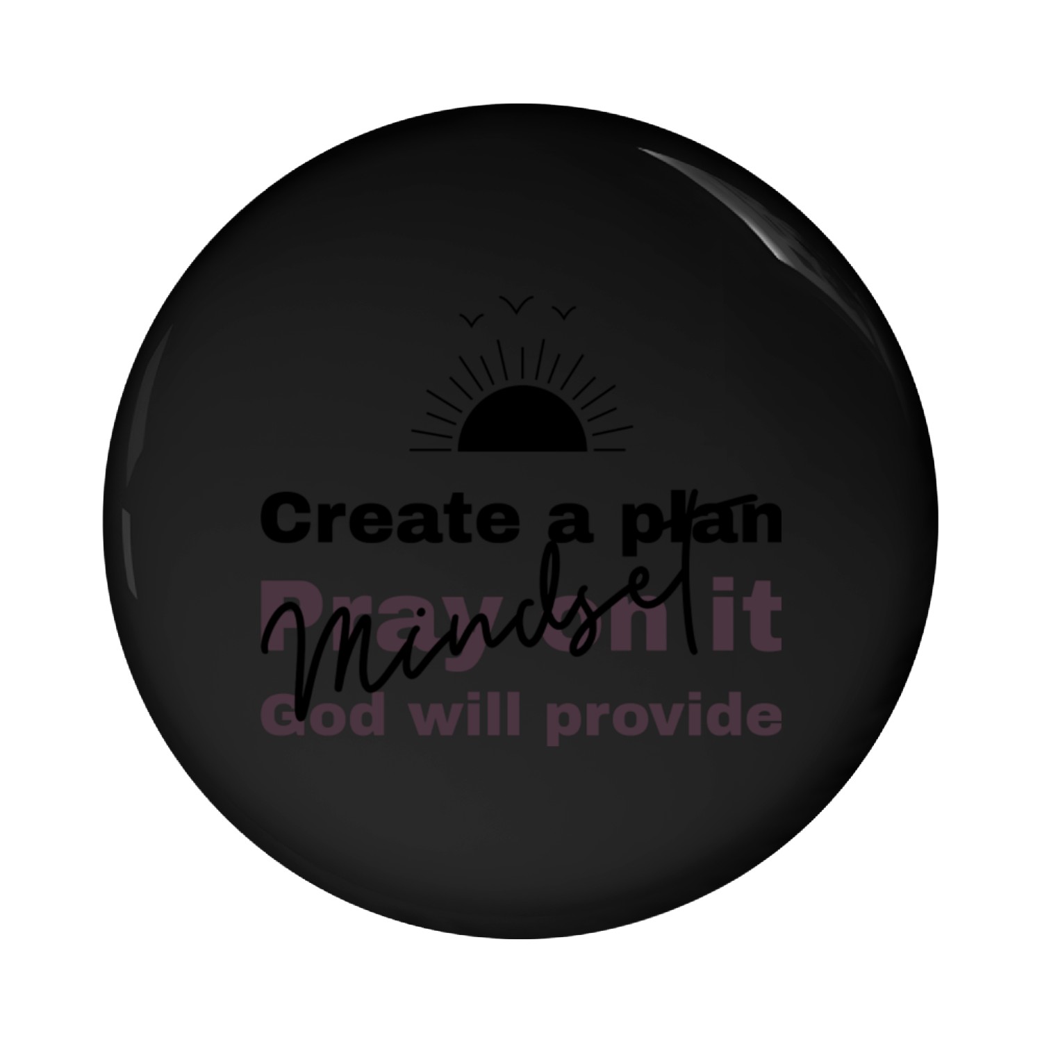 Create, Plan, Pray Pin Buttons