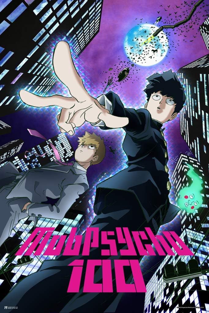 Mob Psycho 100 Poster - Japanese Anime Series Wall Art for Bedroom Decor