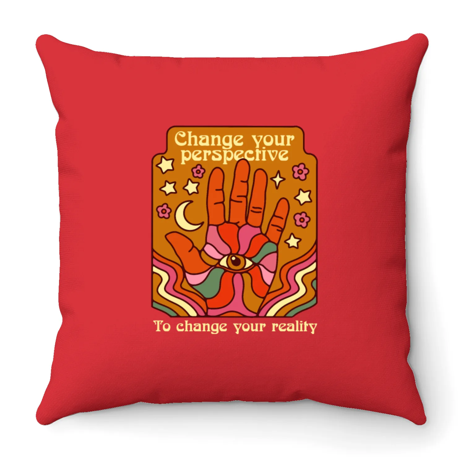 Change Your Perspective To Change Your Reality Throw Pillows