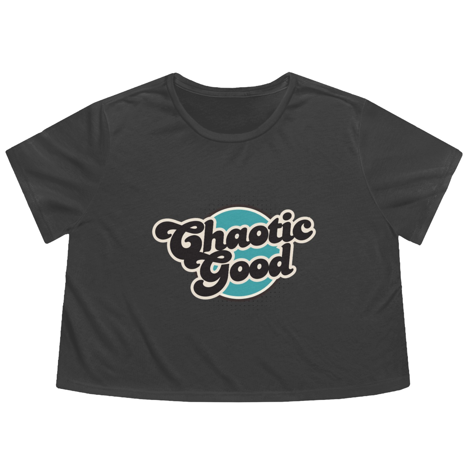 Chaotic Good Flowy Cropped Tees