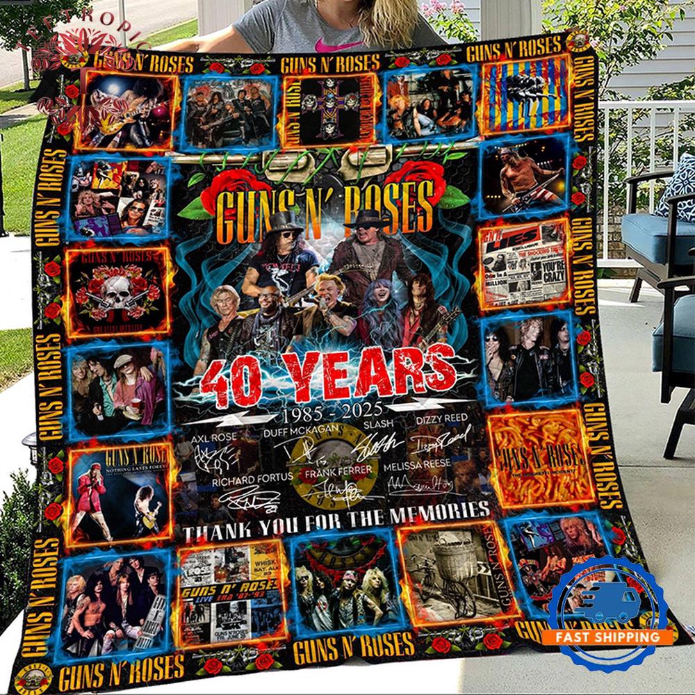 Guns N’ Roses Announce 2025 Tour Quilt, Gift for Fan