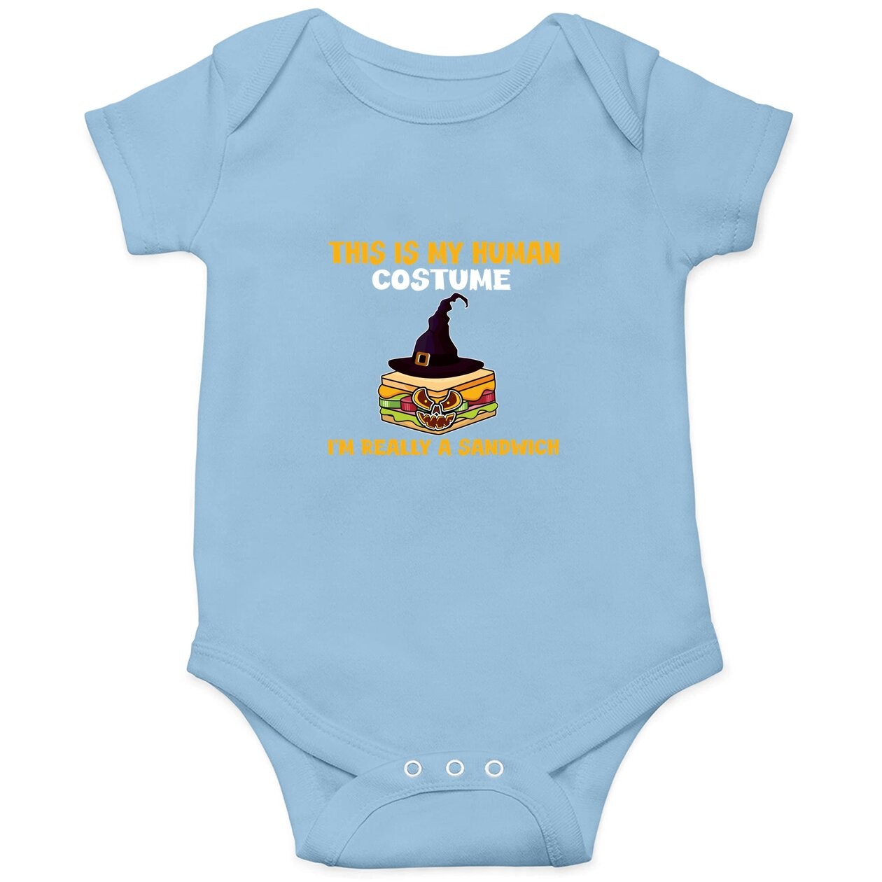 Spooky Sandwich Halloween Costume Baby Bodysuit