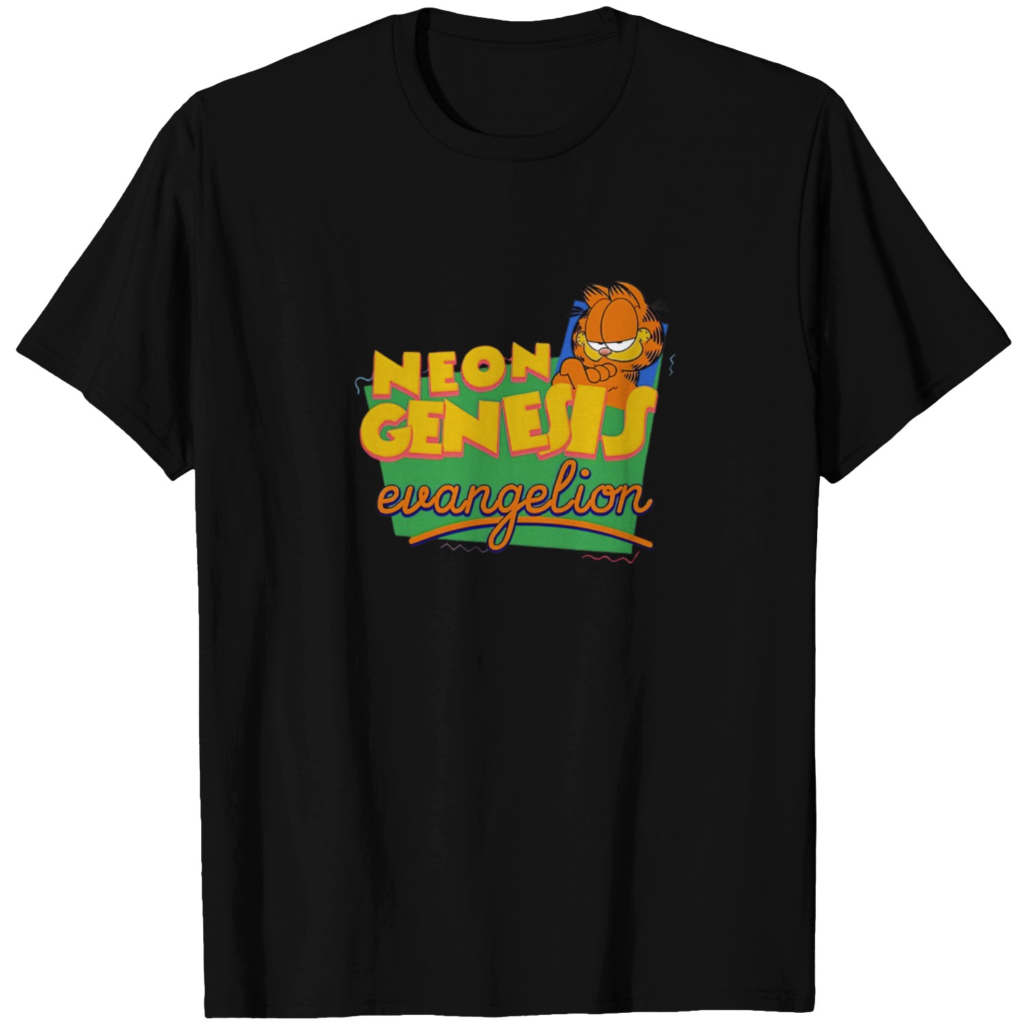 Genesis Evangelion Garfield Classic T Shirt