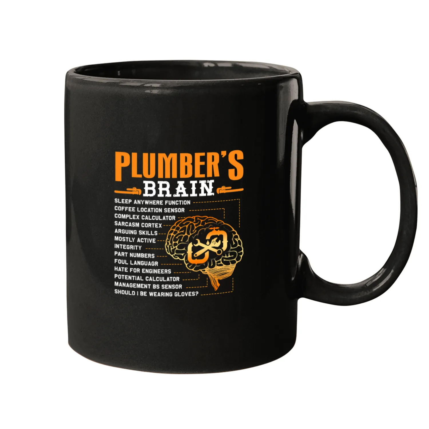 Plumbers Job Gifts 2Plumbers Brain Mugs