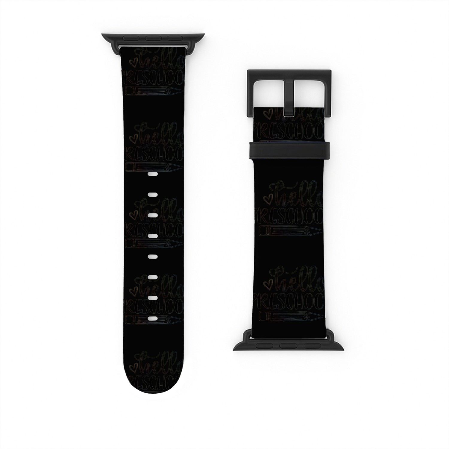 Hello Preschool Teacher Student Back to School Watch Bands For Apple Watch