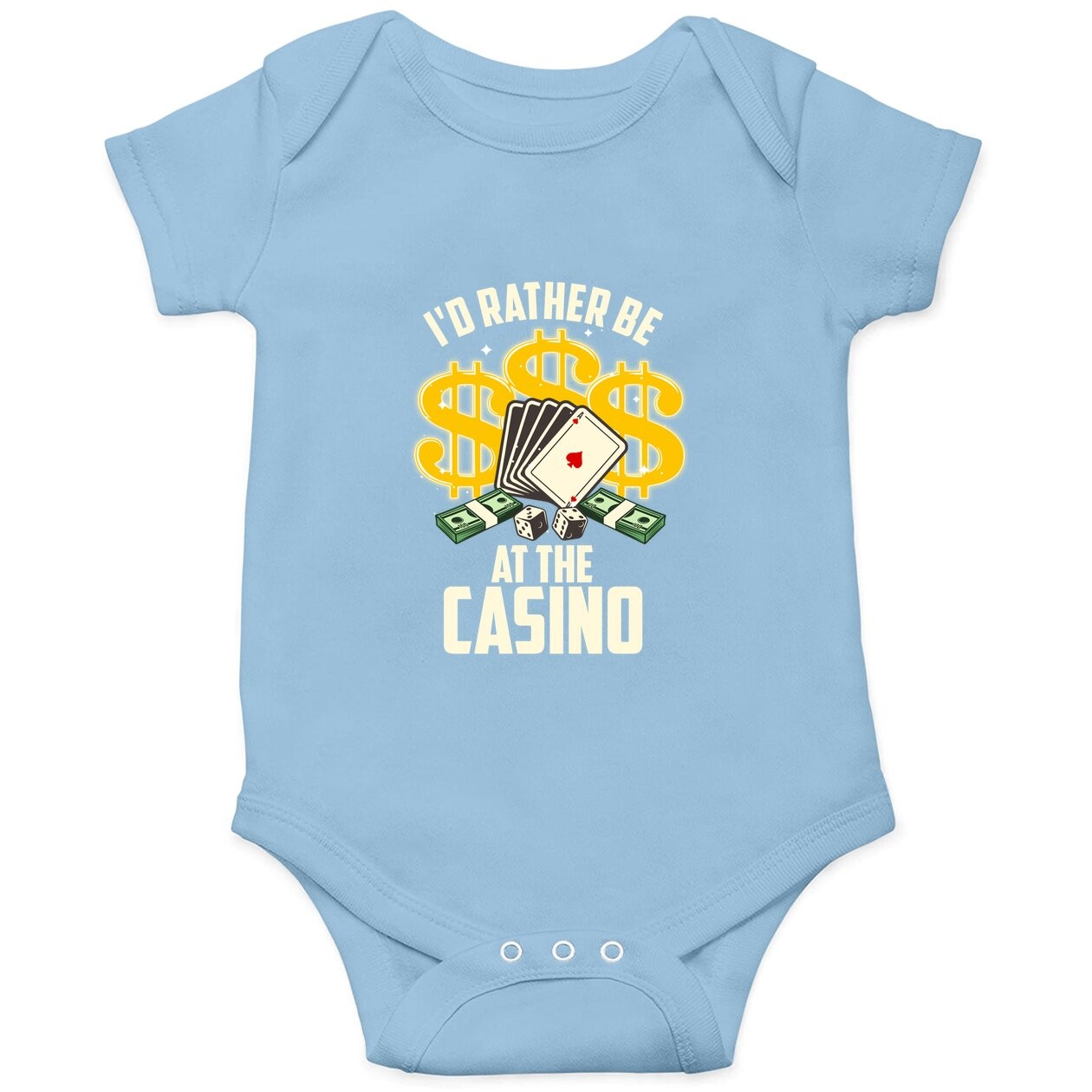 Casino For Gambling Gamblers Baby Bodysuit