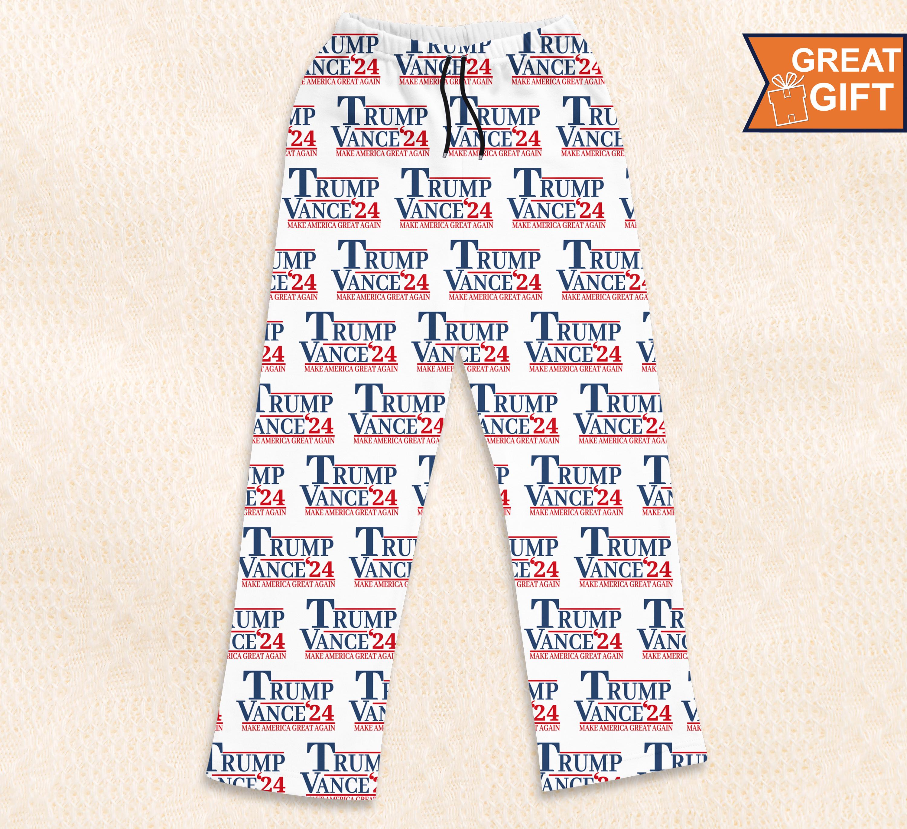 Trump Vance 2024 Pajamas, MAGA 2024 Pajamas Shirt Donald Trump, Trump For President, 2024 Election Shirts, Republican Voting shirt