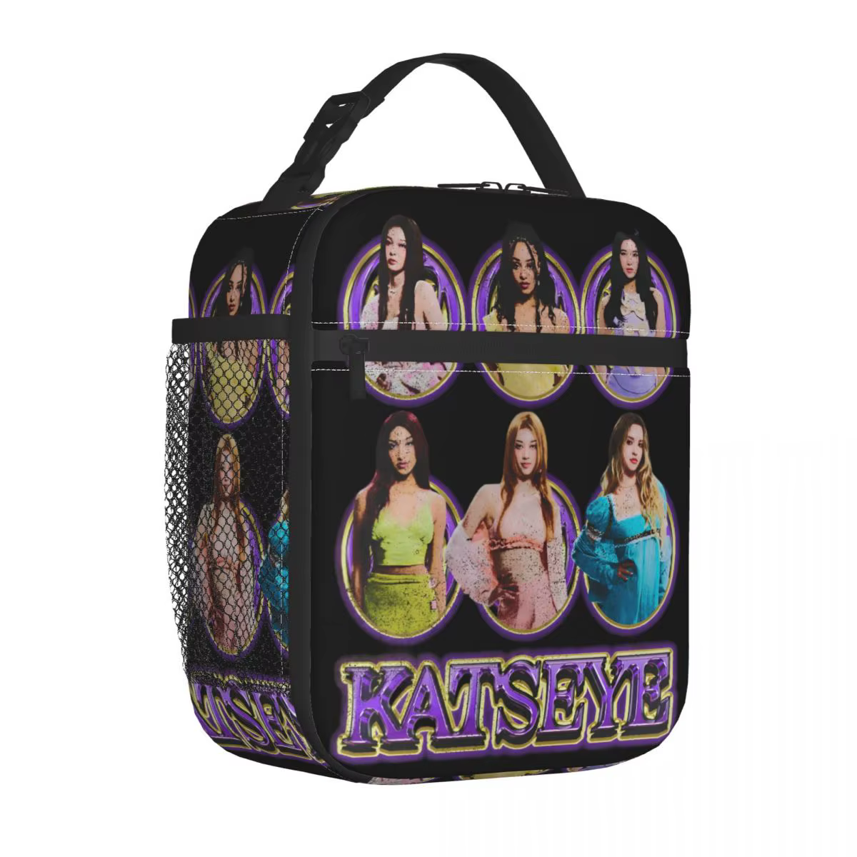 Katseyes Gabriela Insulated Lunch Bags Thermal Bag Meal Container Kpop Music Tour Portable Lunch Box Tote Food Bag