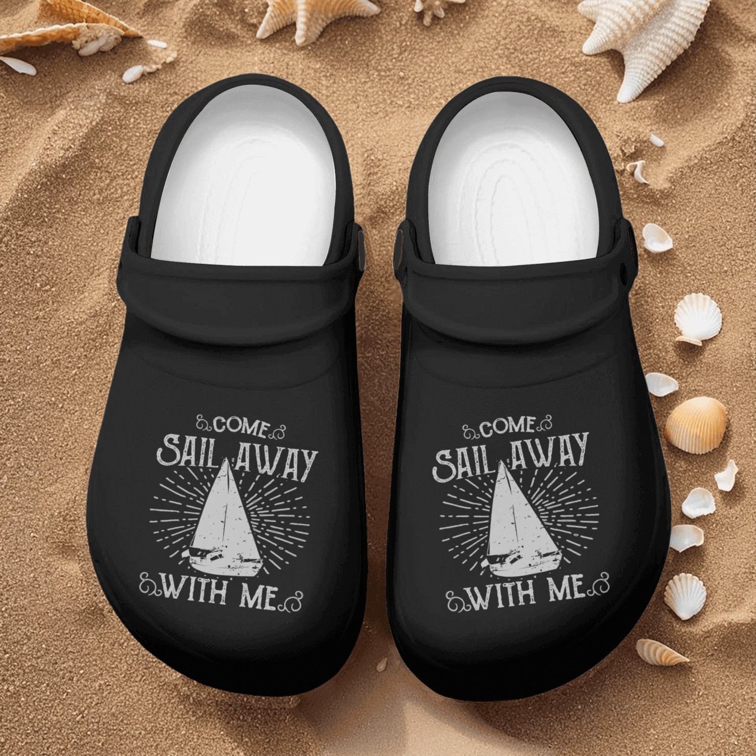 Come sail away Nurse Clogs