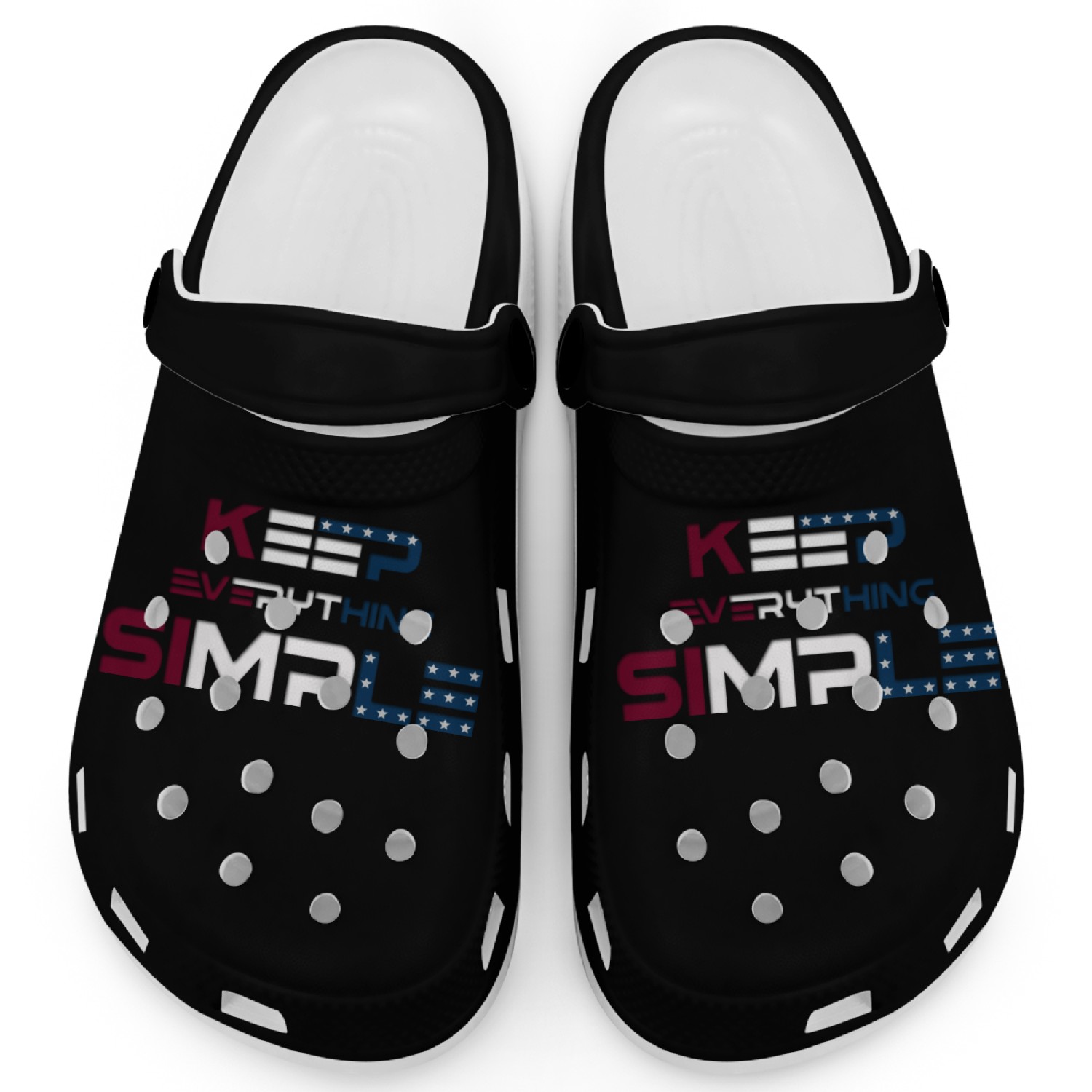 keep everything simple Clogs