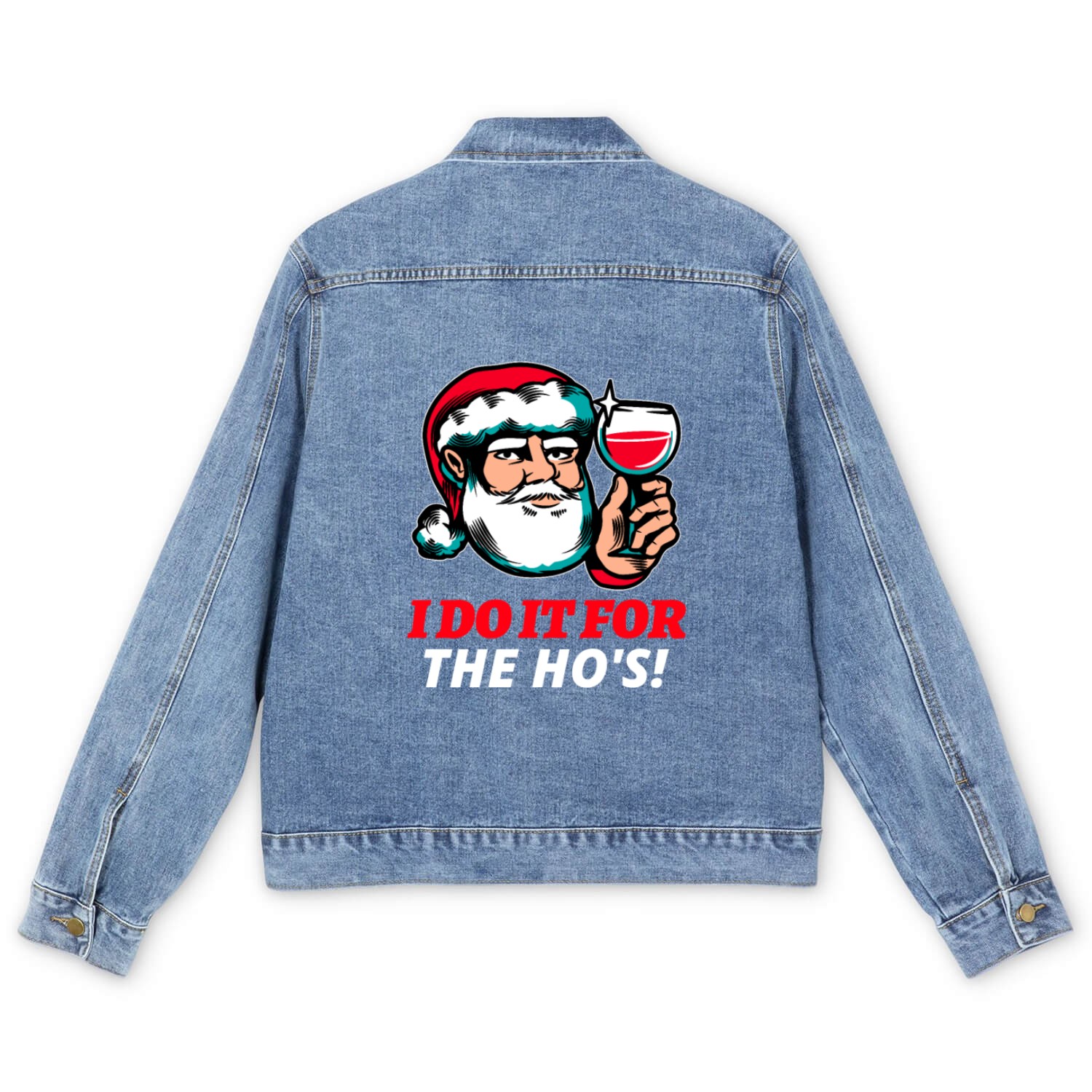 I Do It For The Ho's Men's Denim Jackets